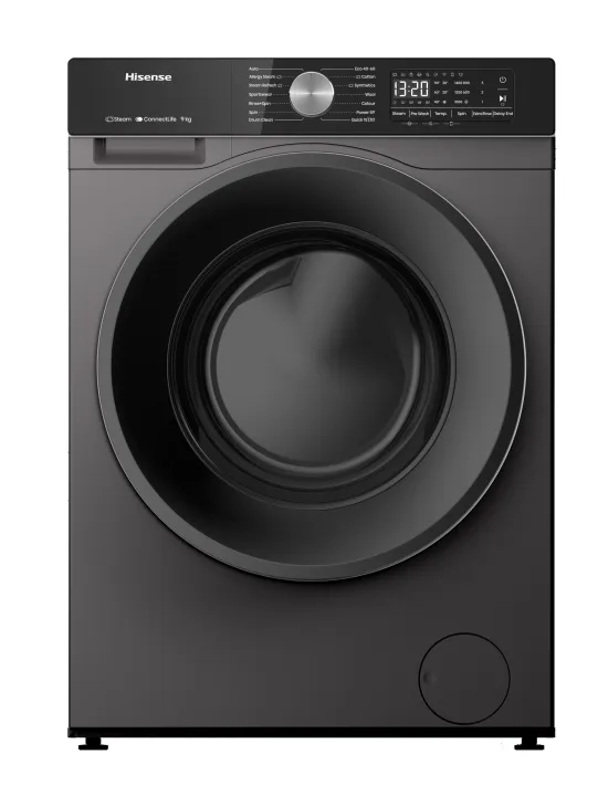 Hisense 9 Kg Titanium & Wifi Front Load Washing Machine